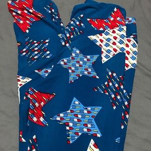 New Lularoe OS bomb pop leggings